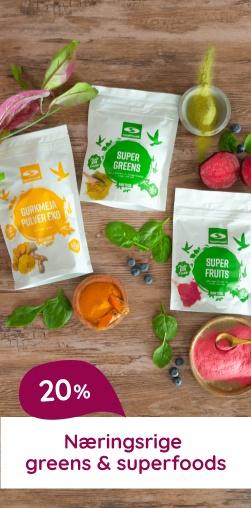 Greens & superfoodpulver fra Healthwell - 20 %